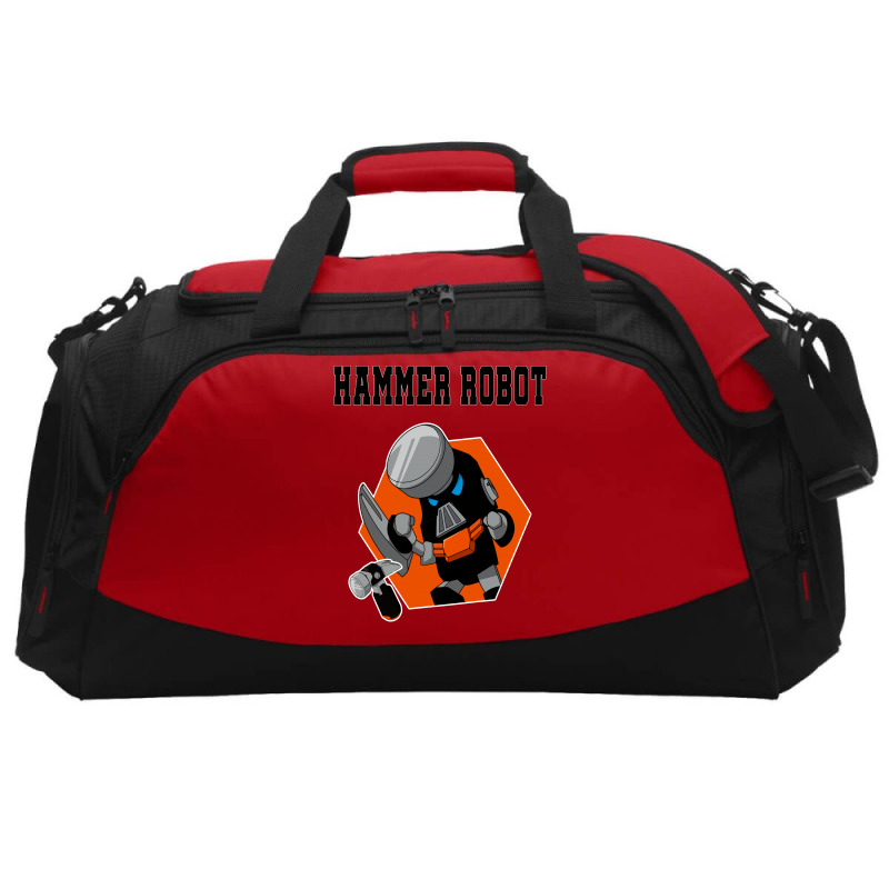 Hammer Robot Active Duffel | Artistshot