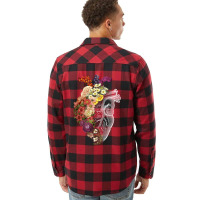 Flower Heart Spring Flannel Shirt | Artistshot