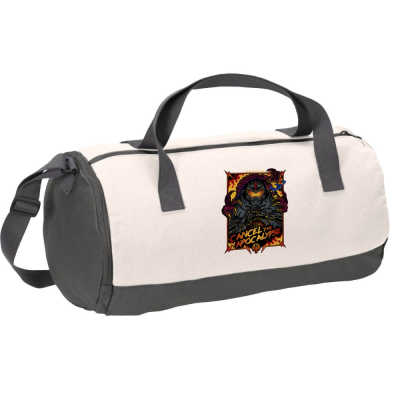 Cancel The Apocalypse Duffel Bag by Fearcheck | Artistshot