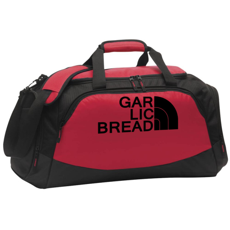 Gar Lic Bread Black Active Duffel | Artistshot