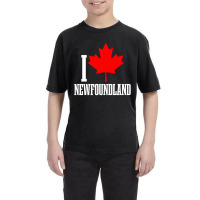 Newfoundland Canada Maple Leaf Canadian Flag Pride Youth Tee | Artistshot