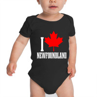 Newfoundland Canada Maple Leaf Canadian Flag Pride Baby Bodysuit | Artistshot