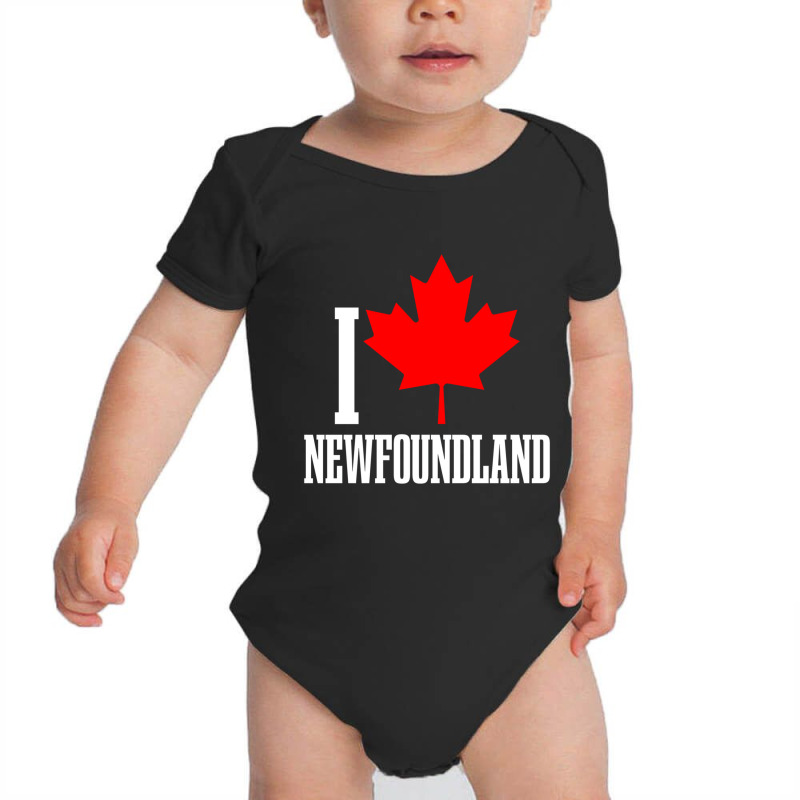 Newfoundland Canada Maple Leaf Canadian Flag Pride Baby Bodysuit by severodanie | Artistshot