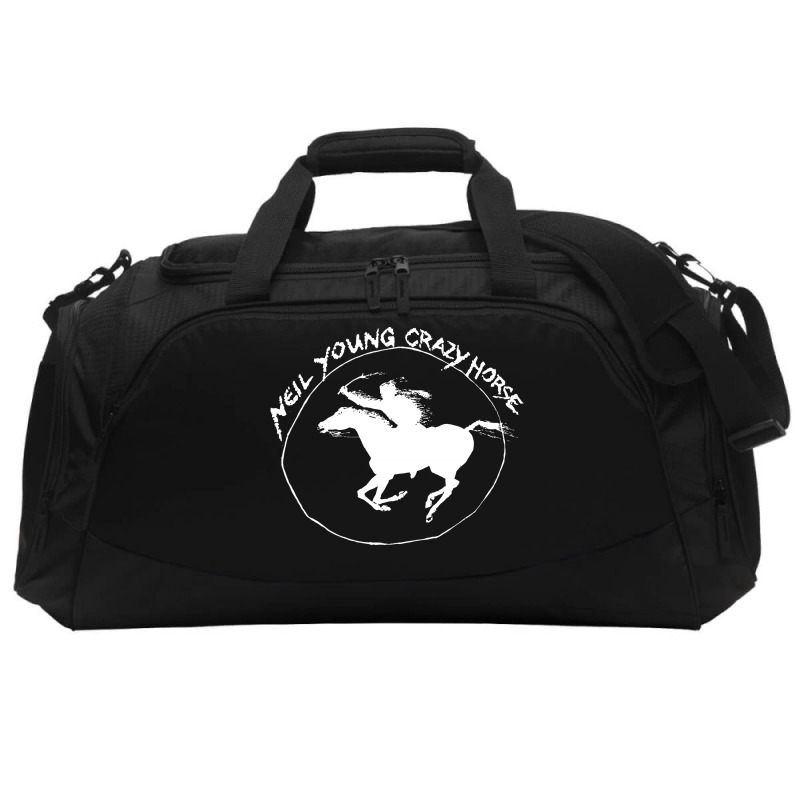 Neil Young Crazy Horse Active Duffel by BLACKHEART | Artistshot