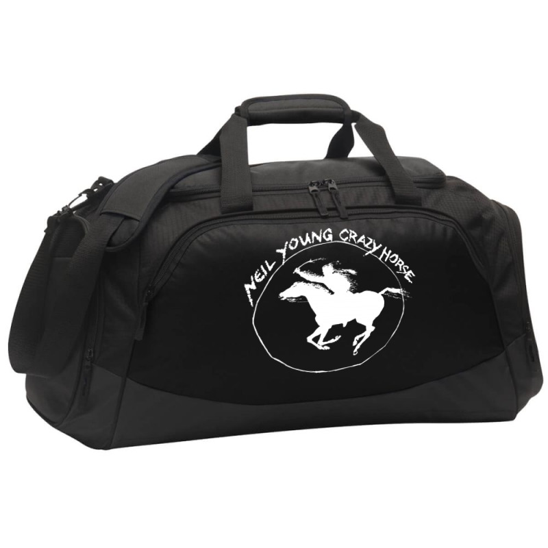 Neil Young Crazy Horse Active Duffel by BLACKHEART | Artistshot