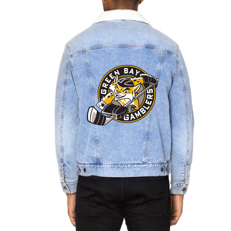 Green Bay Gamblers Unisex Sherpa-lined Denim Jacket | Artistshot