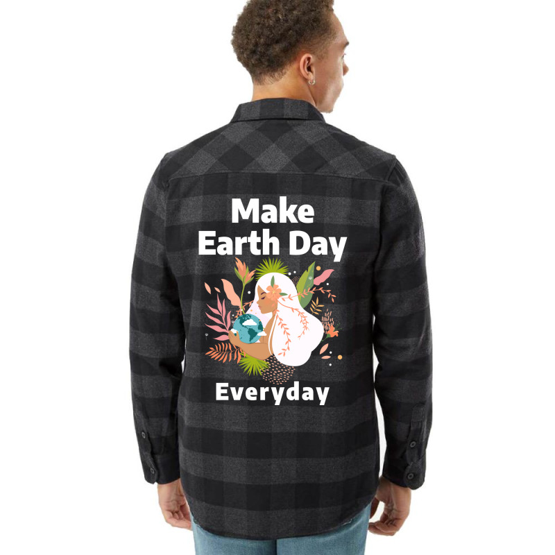 Make Earth Day Everyday Aesthetic Flannel Shirt | Artistshot