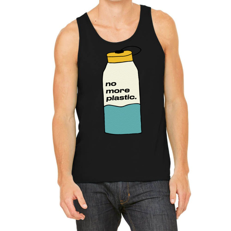 No More Plastic Green Tank Top | Artistshot