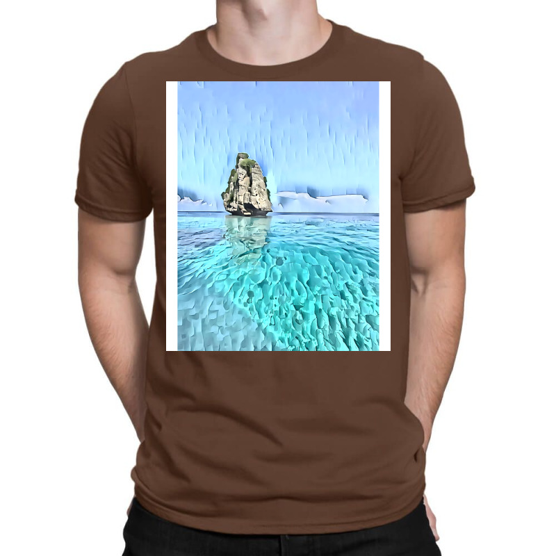 The Majestic Shoreline Seaside Art T-shirt | Artistshot