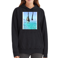 The Majestic Shoreline Seaside Art Vintage Hoodie | Artistshot