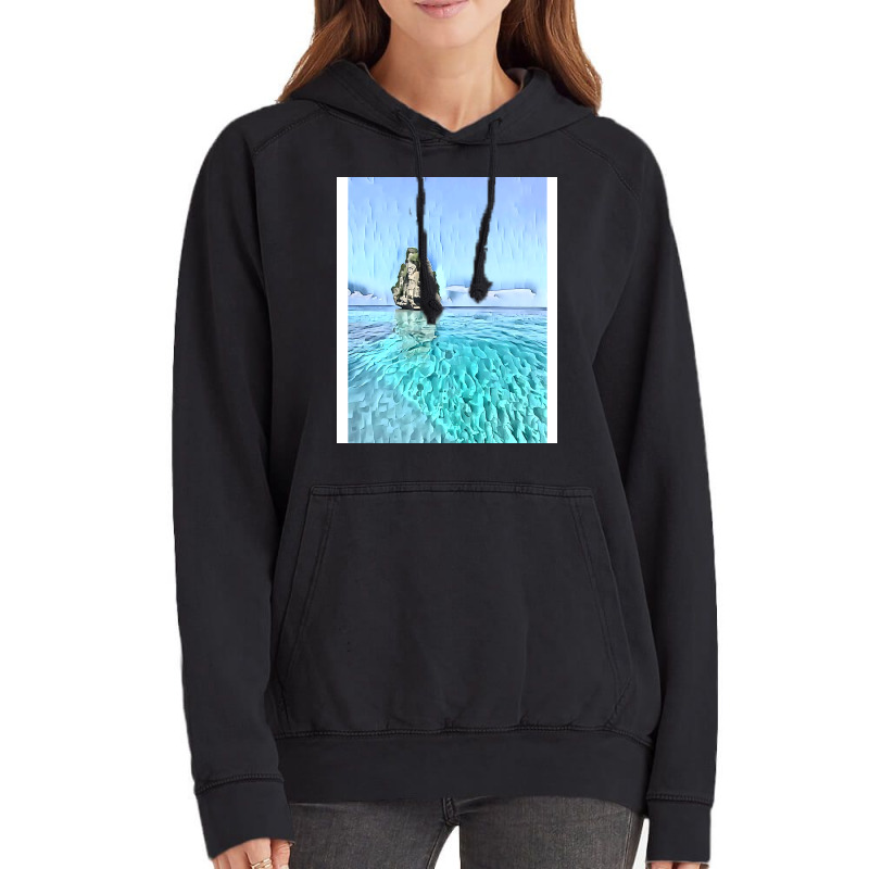 The Majestic Shoreline Seaside Art Vintage Hoodie | Artistshot