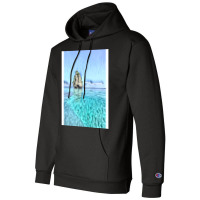 The Majestic Shoreline Seaside Art Champion Hoodie | Artistshot