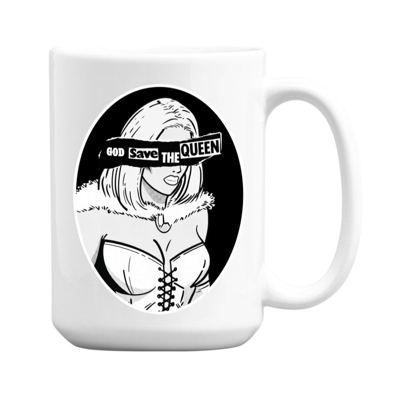 God Save The White Queen Quote 15 Oz Coffee Mug | Artistshot