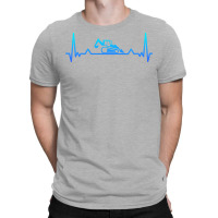 Backhoe Heartbeat Excavator And Digger Gift Dad 80 T-shirt | Artistshot