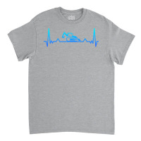 Backhoe Heartbeat Excavator And Digger Gift Dad 80 Classic T-shirt | Artistshot