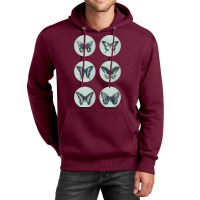 Vintage Butterflies Mega Sticker Pack Blue Retro S Unisex Hoodie | Artistshot