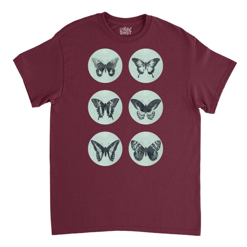 Vintage Butterflies Mega Sticker Pack Blue Retro S Classic T-shirt | Artistshot