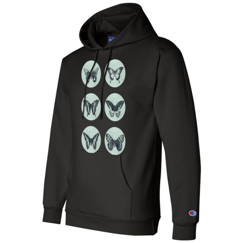 Vintage Butterflies Mega Sticker Pack Blue Retro S Champion Hoodie | Artistshot