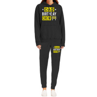 Dad Birthday Crew Funny Construction Matching Birt Hoodie & Jogger Set | Artistshot