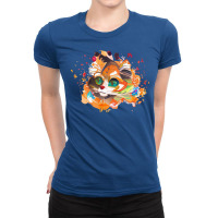 Nine Lives Summer Ladies Fitted T-shirt | Artistshot