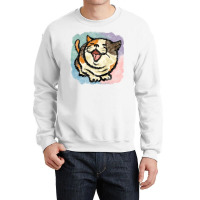 Tortoiseshell Cat Is Happy Aesthetic Crewneck Sweatshirt | Artistshot