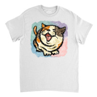 Tortoiseshell Cat Is Happy Aesthetic Classic T-shirt | Artistshot