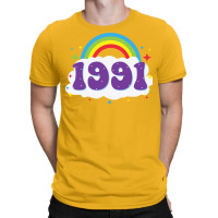 Rainbow 1991 Birthday  70s T-shirt | Artistshot