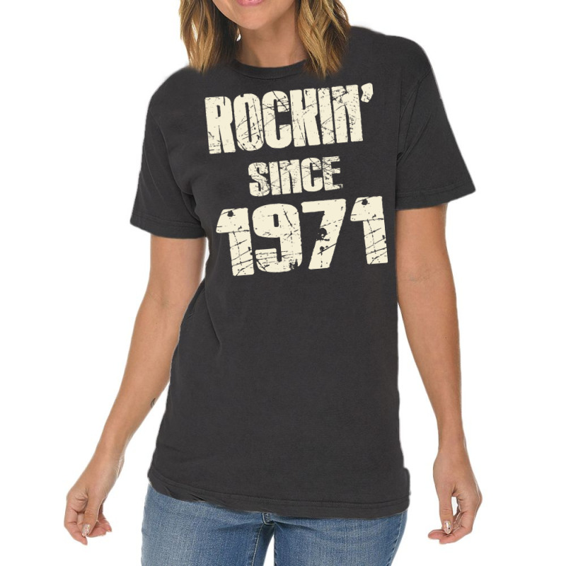 Rockin Since 1971 Trending Vintage T-shirt | Artistshot