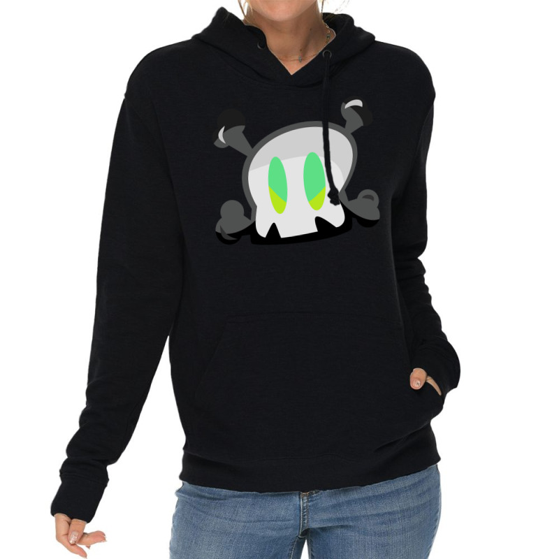 Green Bonehead Girl Lightweight Hoodie | Artistshot