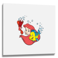 Ariel, Sebastian Metal Print Square | Artistshot