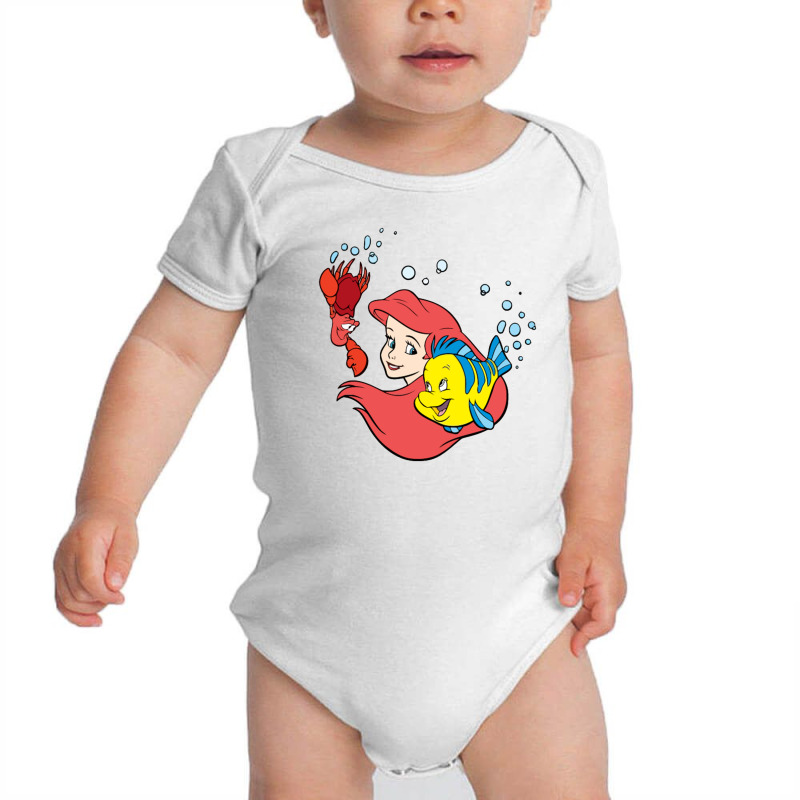 Ariel, Sebastian Baby Bodysuit | Artistshot