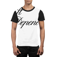 It Depends 80s Graphic T-shirt | Artistshot