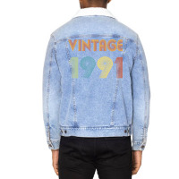 Vintage Modern 1991 Trending Unisex Sherpa-lined Denim Jacket | Artistshot