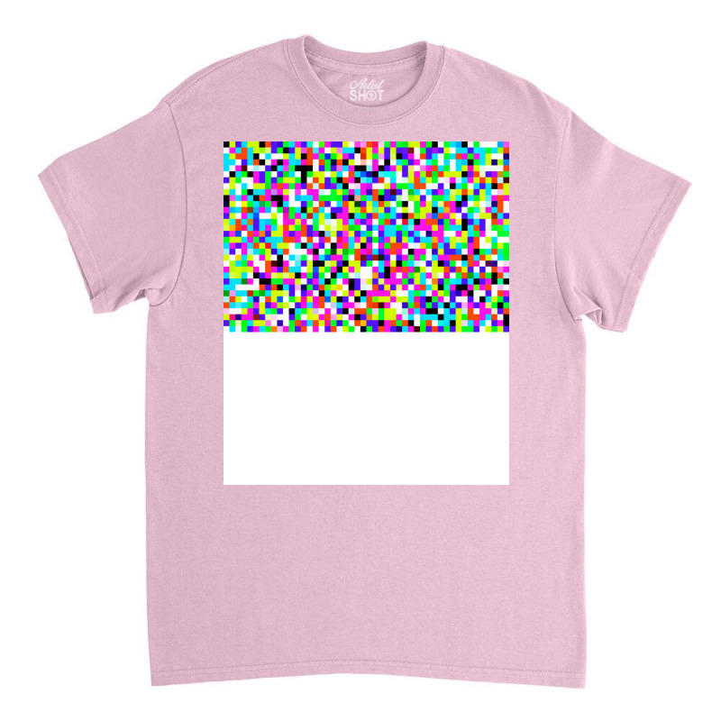 Png Noise Random Big Blocks Mess Nostalgia Classic T-shirt by trmcichercotf | Artistshot