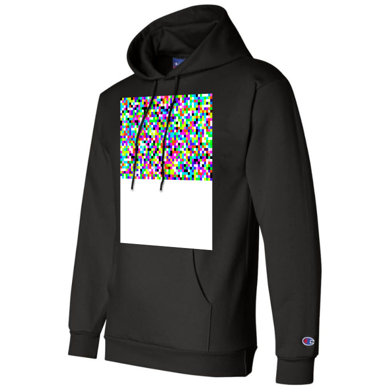 Png Noise Random Big Blocks Mess Nostalgia Champion Hoodie by trmcichercotf | Artistshot