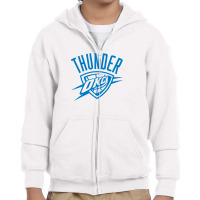 Oklahoma City-thunder Youth Zipper Hoodie | Artistshot