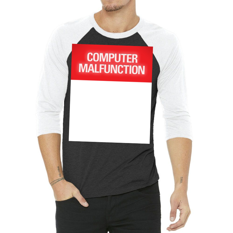 Computer Malfunction Hipster 3/4 Sleeve Shirt by shudoterika0 | Artistshot