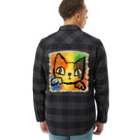 Tortoiseshell Cat Punch Aesthetic Flannel Shirt | Artistshot