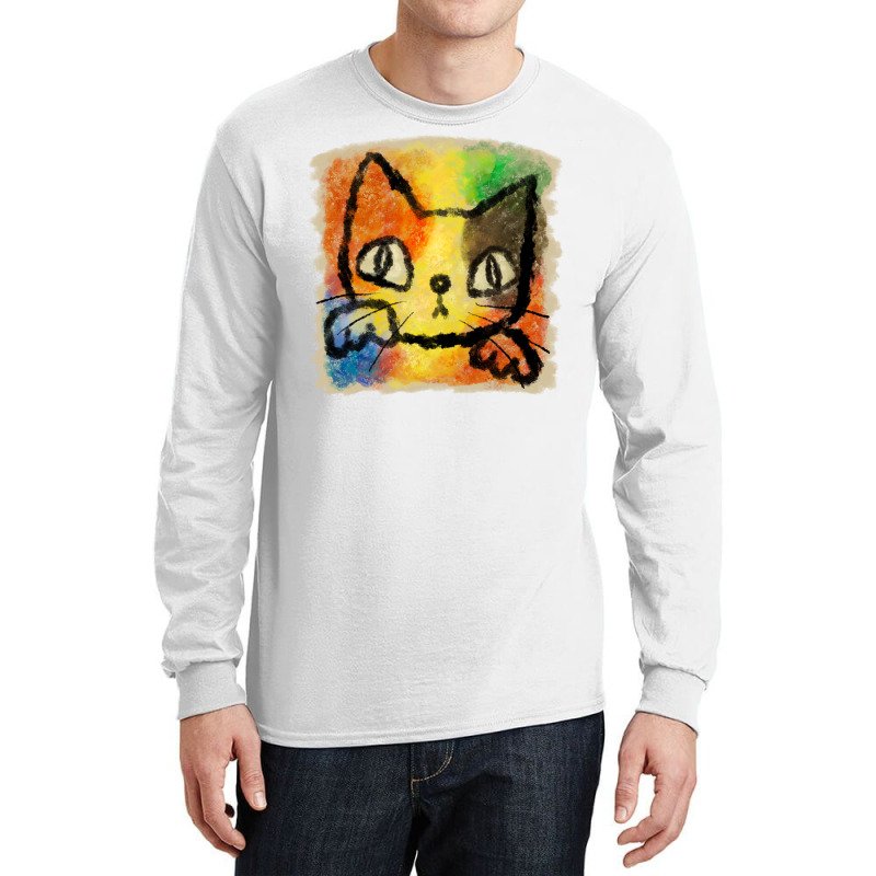 Tortoiseshell Cat Punch Aesthetic Long Sleeve Shirts by turynobarfox | Artistshot