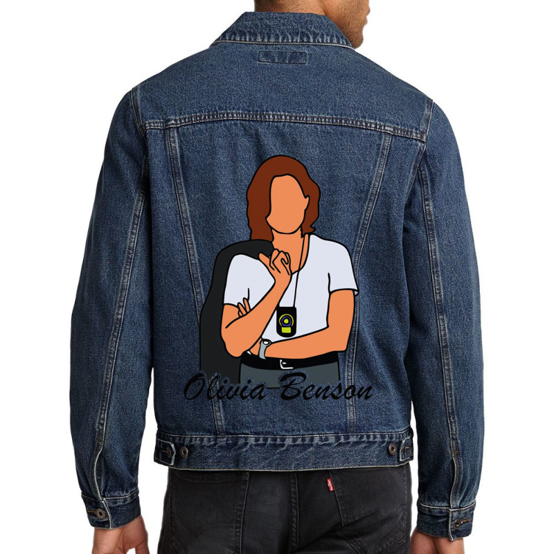 Olivia Detective Benson Men Denim Jacket by muello | Artistshot