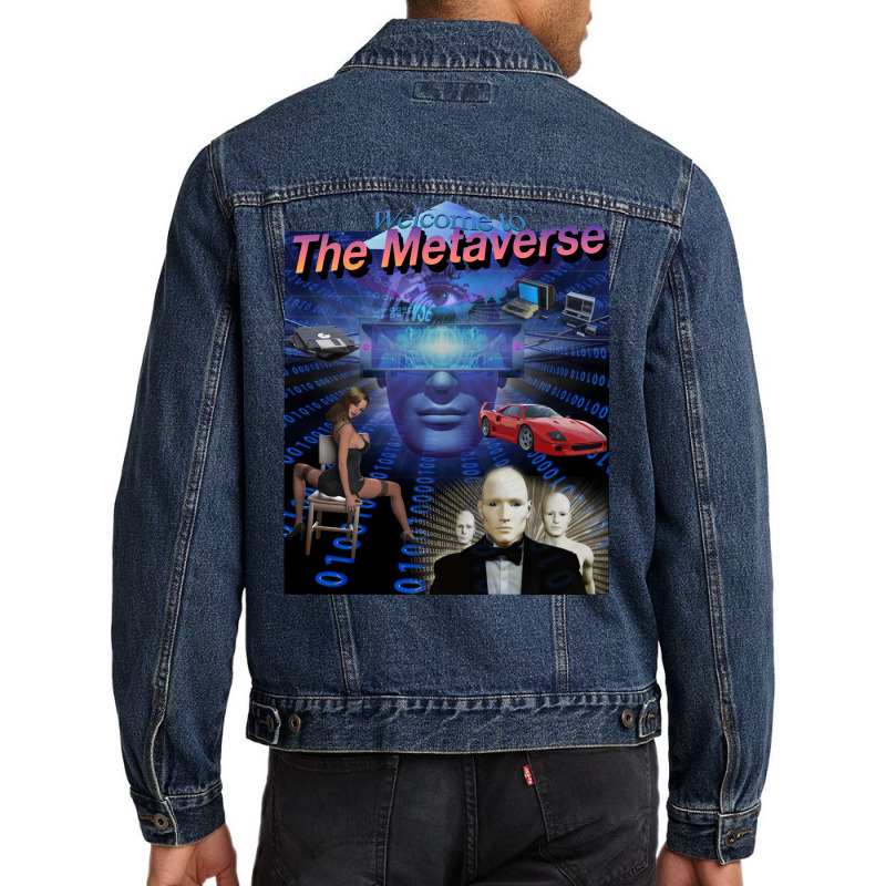 Welcome To The Red Men Denim Jacket | Artistshot