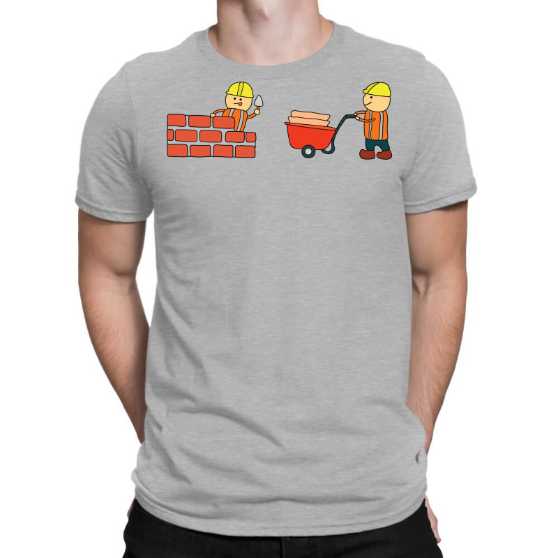 Kids Drawing Vector Illustration Of Construction W T-shirt | Artistshot