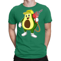 Avocado As Craftsman With Drill Retro T-shirt | Artistshot