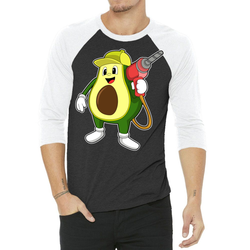 Avocado As Craftsman With Drill Retro 3/4 Sleeve Shirt | Artistshot