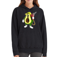 Avocado As Craftsman With Drill Retro Vintage Hoodie | Artistshot