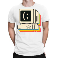 Retro Colorful Rainbow Computer Cute T-shirt | Artistshot