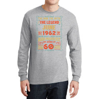 The Man The Myth The Legend 60 Birthday 1962 Blue Long Sleeve Shirts | Artistshot