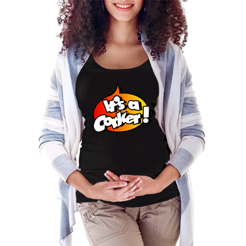 Its A Corker Commodore Format Retro Computer Gamin Maternity Scoop Neck T-shirt by kikuyodanisam | Artistshot