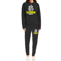 Keep Calm Let The Electrician Handle It Quote Hoodie & Jogger Set | Artistshot