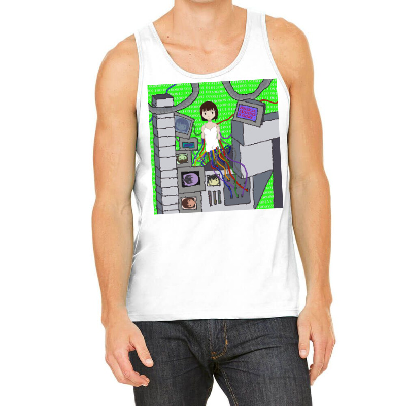 Serial Experiments Lain Hooked On The Wired Trendi Tank Top by sarrafsianour | Artistshot